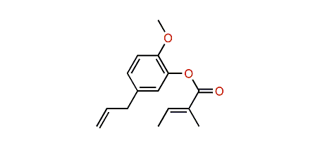 3-Allyl-6-methoxyphenyl (E)-2-methyl-2-butenoate